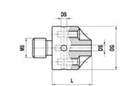 A-5555-1245 5-осевой держатель щупа,  M5, нержавеющая сталь, DS 2 мм, L 10 мм, для систем Zeiss, Renishaw