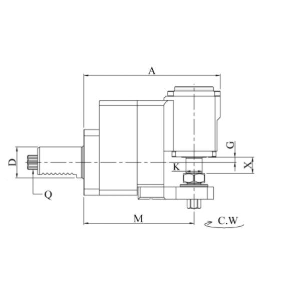 BR30548225.4C/3 VDI30 Радиальный приводной блок с дисковыми фрезами, Evermore