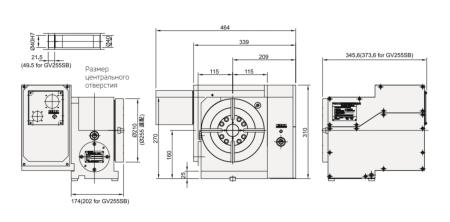 Поворотный стол с ЧПУ Detron GV-210SB