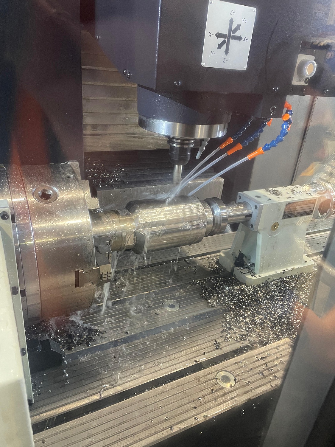 Поворотный стол GSA CNC-320R - установка заказчику в Уфе