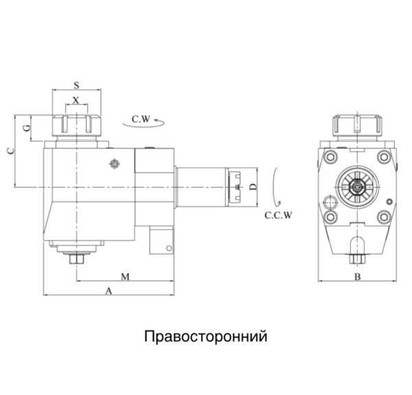 FL30MT2565 VDI30 Радиальный сверлильно-фрезерный приводной блок, Evermore