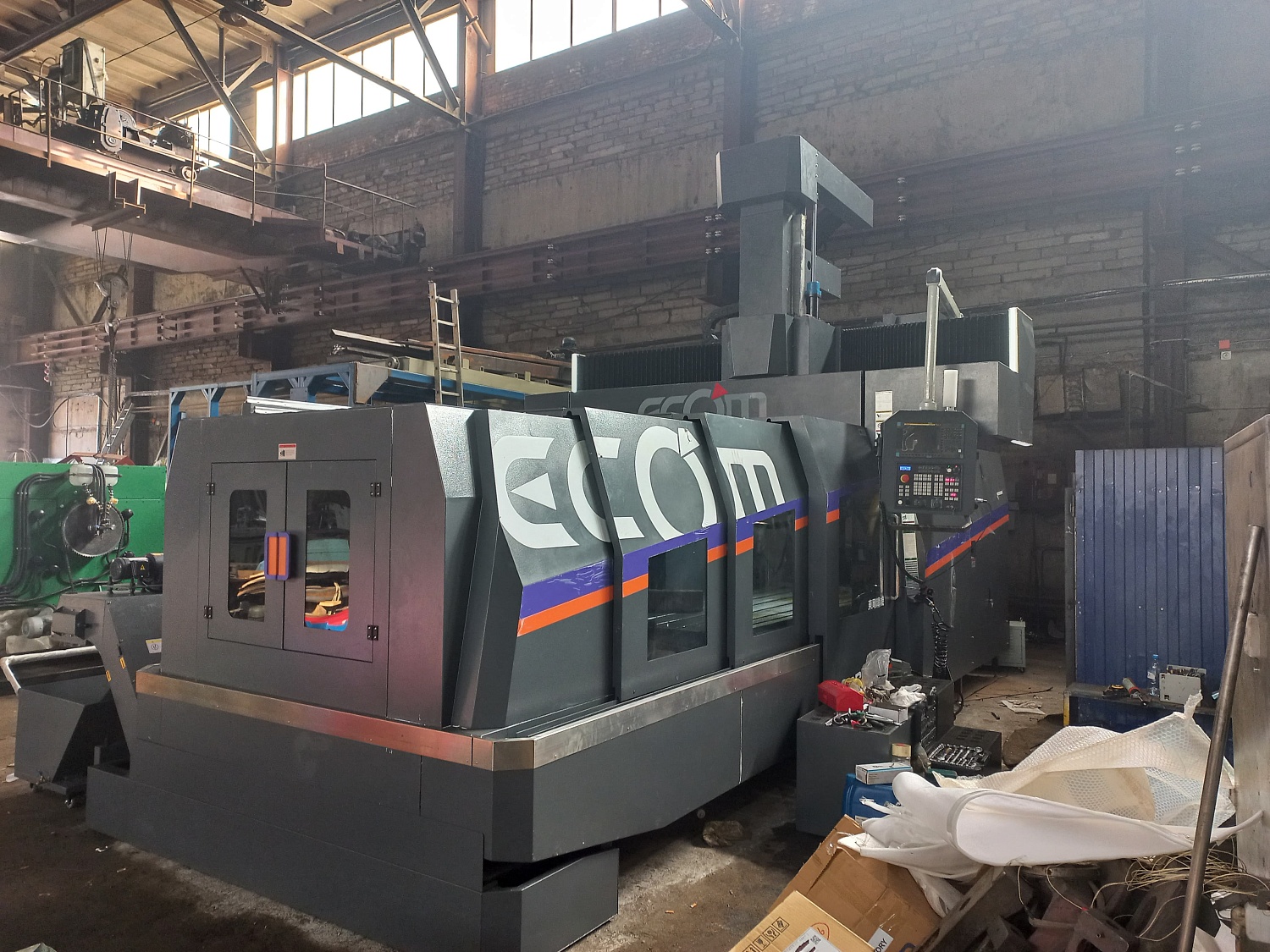 Успешно запущен уникальный портальный станок DMCB 1732