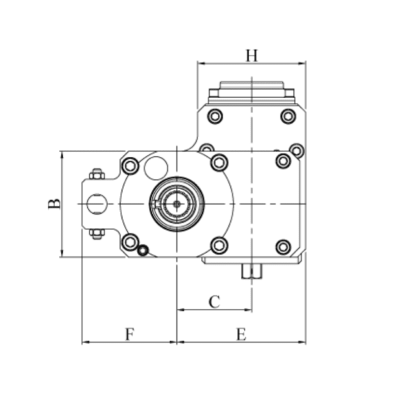 BR30548016C/3 VDI30 Радиальный приводной блок с дисковыми фрезами, Evermore