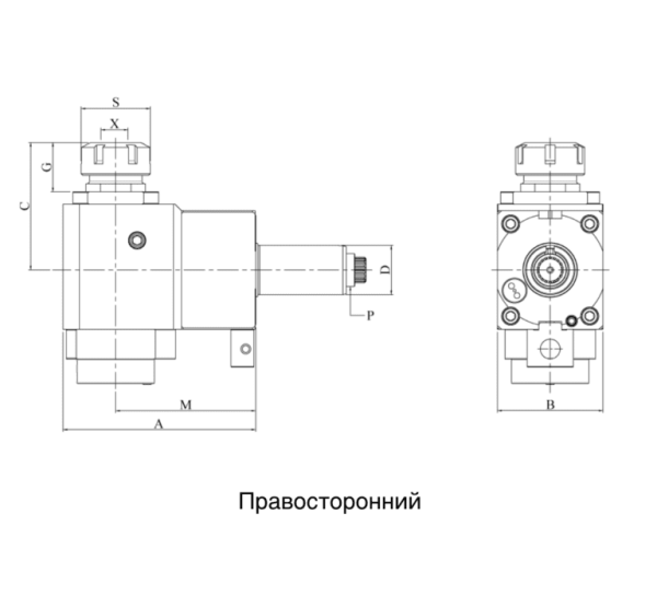 CWNFR3054802585 VDI30 Радиальный сверлильно-фрезерный приводной блок, Evermore